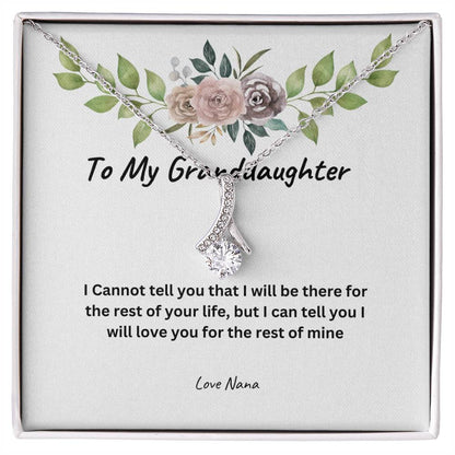 To My Granddaughter Love Nana/ Alluring Beauty Necklace