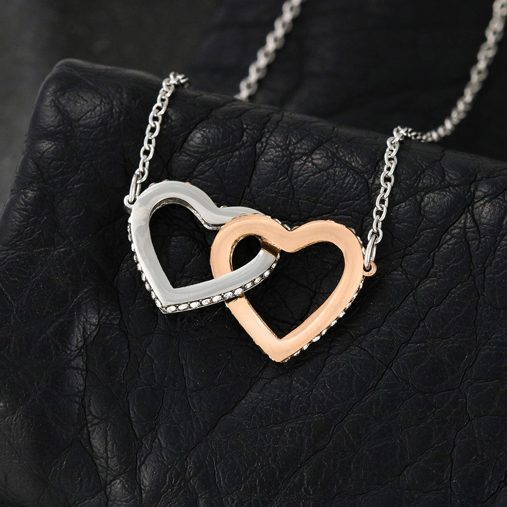 Granddaughter Interlocking Heart Necklace