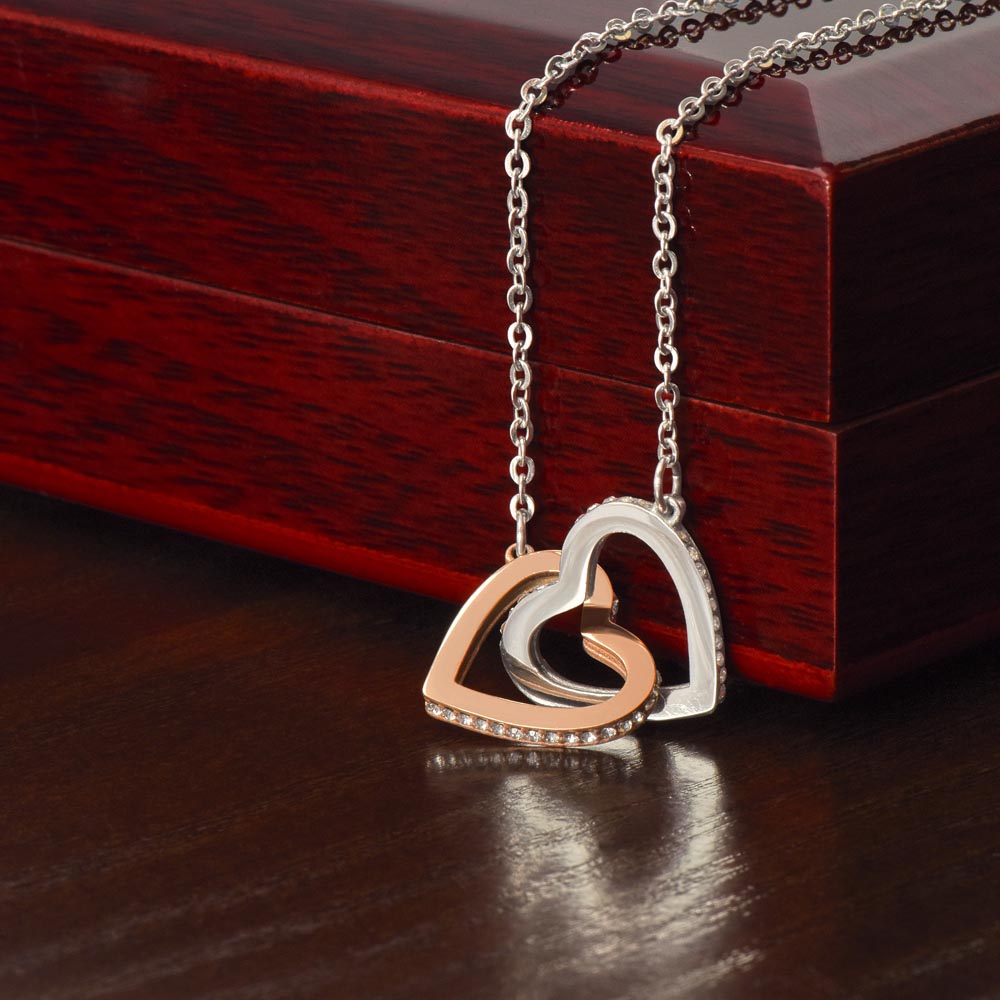 Granddaughter Interlocking Heart Necklace