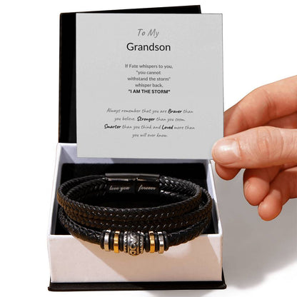 To My Grandson/ Love You Forever Bracelet