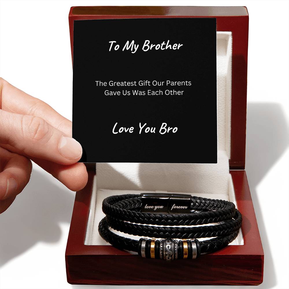 To My Brother/ Love You Forever Bracelet